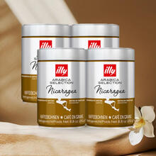 ILLY【囤货】意利意式拼配咖啡豆原装进口黑咖啡汤圆醇香手冲咖啡现磨 【深烘】尼加拉瓜*4（效期25.9） 250g/罐