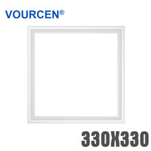 VOURCEN330x330厨卫LED平板灯吸顶灯照明灯集成吊顶天花旗舰嵌入式 330X330尺寸LED照明灯【优雅白】