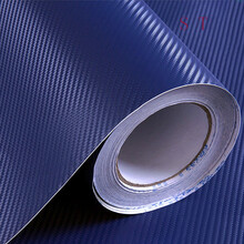 点滨 汽车用品碳纤维贴纸 立体车身贴膜改装内饰装饰全车贴拉花3D改色膜 3D深蓝127cm宽*1米