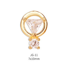 美甲饰品美甲钻饰指甲贴片指甲油胶装饰品合金锆石网红同款美甲钻石指甲饰品批发 011