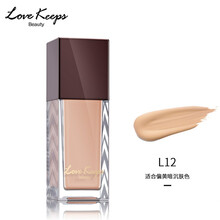 至爱终生月光柔纱无暇粉底液lovekeeps毛戈平出品 月光柔沙粉底液L12