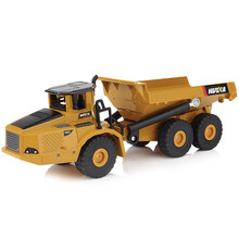 合金车模工程车 1:50大型挖掘机 汽车仿真模型 挖机 推土机 运输车 装卸车儿童摆件模型玩具礼物 运输车