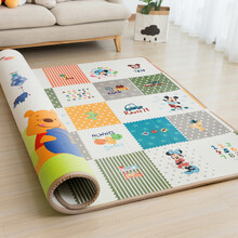 迪士尼DISNEY宝宝爬行垫 加厚XPE双面婴儿爬行垫地垫爬爬垫 200*180*1.5cm