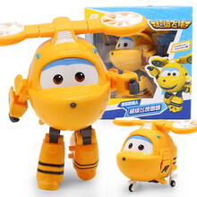 奥迪双钻乐迪超级飞侠大号变形机器人玩具套装全套  圆圆大变形