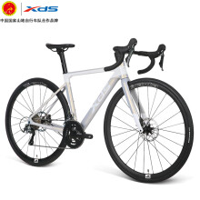 喜德盛（xds）公路自行车RS450 禧玛诺20速变速 油压碟刹 奶油黄/白 700C*510
