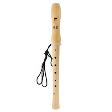 奇美竖笛8孔6孔德式高音英式中音巴洛克八孔竖笛 （26B） 木质|英式高音8孔+【吹奏说明】