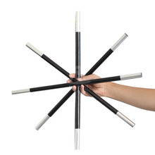 汇魔术8000分裂棒一棒变四近景舞台表演中小学生魔术玩具益智玩具儿童益智玩具近景舞台魔术道具 黑色（一套四根） 一件