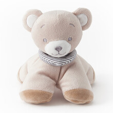 船之宝 手偶玩具手指偶婴儿安抚玩偶可入口可啃咬不掉毛 小孩婴幼儿童布艺娃娃毛绒公仔六一儿童节礼物 手指偶 小熊Padding帕汀