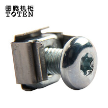 图腾（TOTEN） 图腾机柜六角梅花/内六角螺丝 M6方螺母螺钉 含丝和母 M6螺丝白色 40套/含丝和母