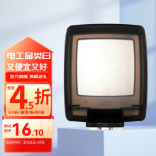 罗格朗（LEGRAND）电工电料86型暗装开关插座防水盒 防溅盒 浴室防水罩 IP55防护等级防水盒P223DV