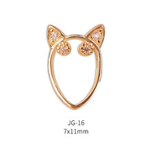 美甲饰品美甲钻饰指甲贴片指甲油胶装饰品合金锆石网红同款美甲钻石指甲饰品批发 016