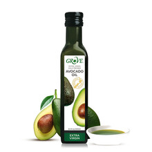 进口超市GROVE 柯罗芙营养烹饪食用油低温冷榨牛油果油原味 250ml/瓶