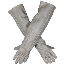 哈宝哈贝 狗狗防抓咬伤防护手套训犬手套 防猫抓狗咬手套 养狗训狗洗澡加厚牛皮手套 A款60cm-单层牛皮(厚约1.5mm)