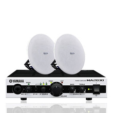Yamaha/雅马哈 NS-IC600 吸顶音响家用吊顶喇叭功放套装立体声音箱 NS-IC600 2只+MA2030功放