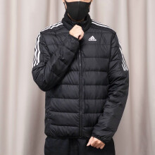 阿迪达斯 （adidas）羽绒服冬季新款连帽防风保暖运动羽绒服休闲夹克外套GH4589 GH4589/羽绒服/黑色保暖 L/180/100A