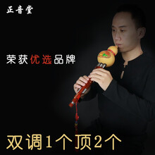 正音堂 葫芦丝双调葫芦丝乐器云南专业演奏级葫芦丝 红木管C+降B调