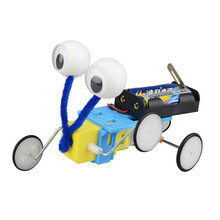 DIY科学实验小发明家小制作中小学生科技手工自制动手玩具材料包套装 儿童科技赛车实验拼装益智玩具 爬虫机器人