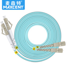 麦森特（MAXCENT）光纤跳线LC-SC 30米OM3多模双芯万兆工业电信级