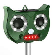 蝙蝠驱赶器户外超声波果园驱鸟器汽车驱鼠灭鼠器太阳能动物驱赶器驱猫驱狗驱蛇器带闪光灯别墅驱野猪驱蛇 驱鸟神器