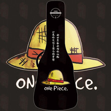 个性定制涂鸦加厚防水防震吉他包双肩背包古典民谣4041寸吉他袋男女儿童六弦琴包 海贼王草帽 40/41寸