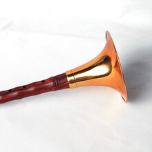 正音堂精品演奏乌木唢呐民族乐器喇叭D调 百年老红木C调