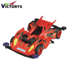 【买二送一】儿童玩具迷你四驱车赛车模型冲锋战神组装四驱兄弟拼装汽车 旋转眼镜蛇 （现货）