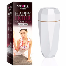 男士性用品震动飞机杯全自动夹吸手办伸缩男用自慰器硅胶阴臀倒模名器隂经锻鍊器电动男性性玩具情趣用具 欢乐时光飞机杯【手动版】