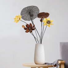 手工干花花束时尚搭配松果ins家居客厅插花小清新干树枝家居装饰摆设艺术组合 不含花瓶 套餐A