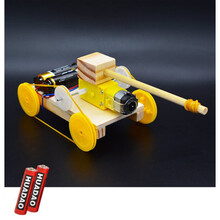 小学生科学小制作小发明手工DIY作品stem儿童科技实验材料玩具玩具 四驱坦克