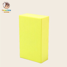 摸石头过河砖趣味运动会道具室内户外拓展训练器材EVA瑜伽积木砖 黄色7CM厚