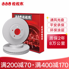 佐佐木 刹车盘前盘后盘适用于（长城/现代/起亚/比亚迪） 霸锐前盘一只