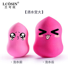 兰可欣彩妆蛋   美妆蛋 海绵BB葫芦粉扑定妆粉扑干湿两用彩蛋遇水变大美 颜色随机