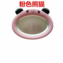 欧曼丽莎 炒酸奶机家用冰激凌机炒冰机冰淇淋机炒冰盘炒冰机棒机 粉色熊猫 送2铲子2勺子