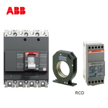 ABB Formula＋RCD系列塑壳漏电断路器；A1C125 TMF15/400 FF 4P+RCD