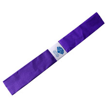 艺趣幼儿园手工材料彩色皱纹纸折纸揉纸搓纸压花纸剪纸环境布置装饰区角环创材料 紫色单张皱纹纸