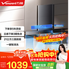 万和（Vanward）国家补贴20%家用欧式顶吸抽油烟机 21m³大吸力 一键智清洗吸油烟机 挥手控制 以旧换新 【单烟机】21立方吸力 500Pa风压 WX536
