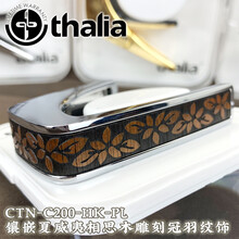 琦材 Thalia全能变调夹民谣电木古典吉他尤克里里彩贝类镶嵌款 美产 冠羽雕刻相思木（HK-PL）