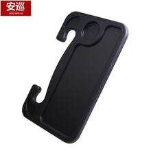 安巡 汽车小桌板方向盘车内饭桌餐桌餐盘多功能车载笔记本支架平板电脑桌 黑色一个 宝马X1X3X5X6宝马M3456宝马1系宝马7系