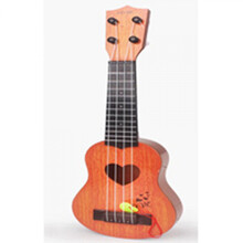 【可弹奏吉他】【带带拔弦片】仿真儿童吉他儿童尤克里里儿童吉他 【35CM】超小号仿真吉他-橙色