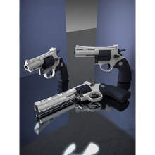 左轮玩具手小枪砸响炮儿童软弹枪格洛克柯尔特模型 定制联系客服 单拍不发货！ 48发软弹+复位标靶+枪套