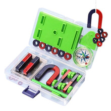 教学磁铁 中小学生马蹄U型磁铁条形吸铁石磁悬浮儿童趣味多功能科学实验器材套装教具儿童玩具磁铁教学套装 磁铁教学套装