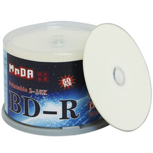铭大金碟（MNDA）BD-R空白蓝光光盘/刻录盘 6-12速 蓝光可打印 桶装 25G 1-10X 50片/桶