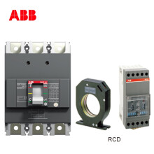 ABB Formula＋RCD系列塑壳漏电断路器；A2N250 TMF160/1600 FF 3P+RCD