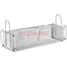 宏宇洁捕鼠器 家用捕鼠笼 双开门长效老鼠笼 灭鼠 扑鼠器老鼠夹贴 2个装