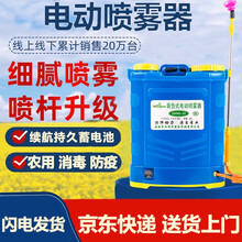 农宝 农用电动喷雾器锂电蓄电池背负式多功能充电式 园林喷雾喷水浇花果树喷药农药机打药机高压防疫消毒机 一箱装【3台20升机身调速喷雾器】