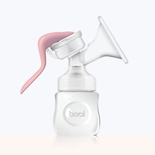 【京选好货】手动式吸奶器小巧吸乳器吸力大挤奶器拔产后用品母乳收集器静音 【宽口】柏华手动吸奶器促销