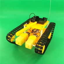 科学制作发明遥控车四通道遥控坦克车diy小学生科技小制作小发明360度转弯科学实验组装材料 遥控坦克+5节电池送螺丝刀