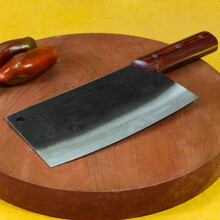 铁匠世家老式夹刚刀切片刀手工锻打家用菜刀厨房用切菜刀龙蟠款