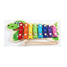 卡通动物敲琴 8音手敲琴 恐龙