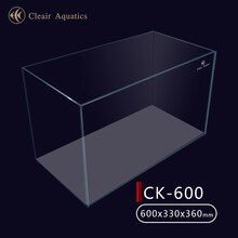 Cleair可丽爱超白玻璃金鱼缸小型客厅桌面生态水草缸办公乌龟缸 裸缸CK600 (长600mm宽330mm高360